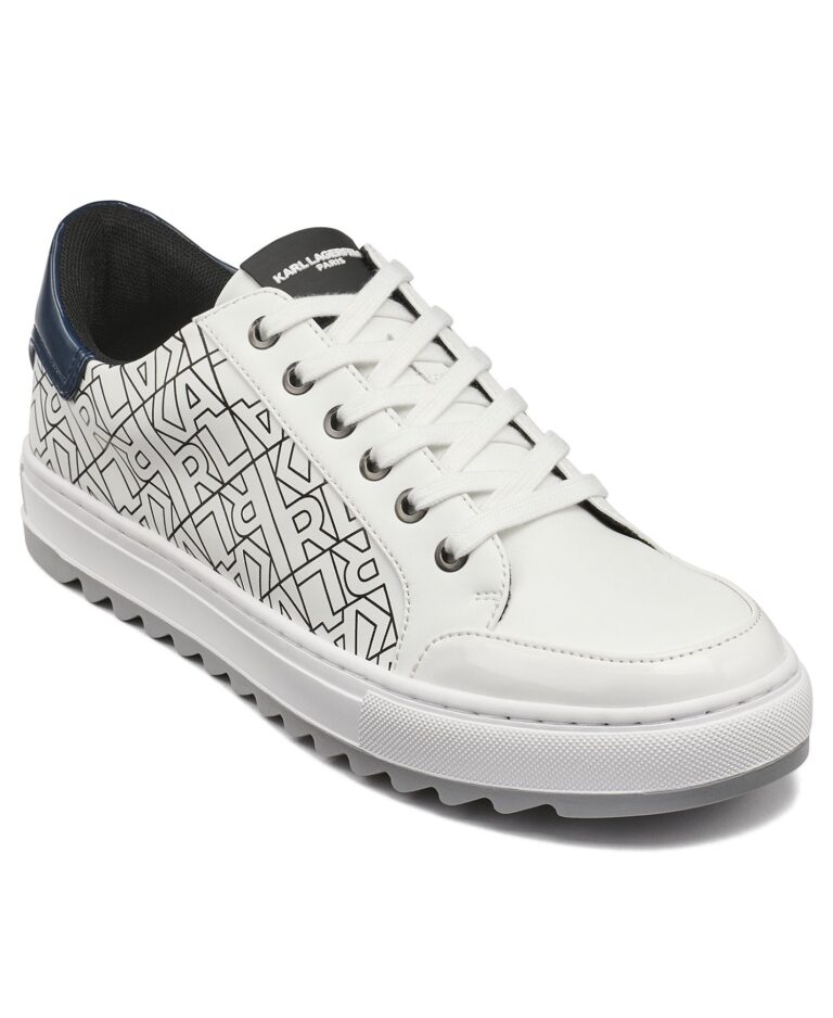 Men's Leather Detailing Sneakers