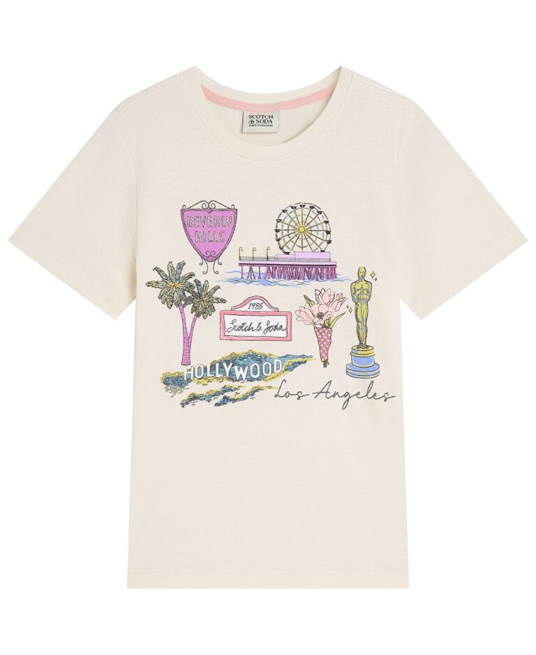 Girls' 7-16 LA Graphic Print T-Shirt