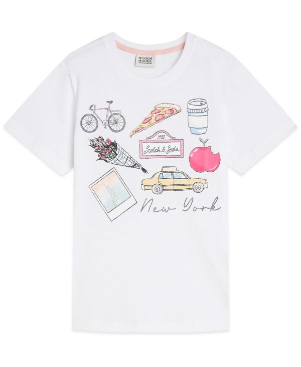 Girls' 7-16 New York Graphic Print T-Shirt