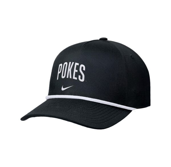 Men's Black Oklahoma State Cowboys Rise Adjustable Hat