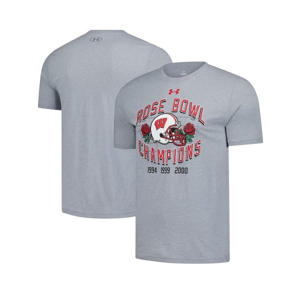 Men's Gray Wisconsin Badgers Rose Bowl Reunion T-Shirt