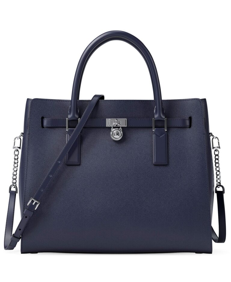 Hamilton Moderne Large Leather Satchel Bag