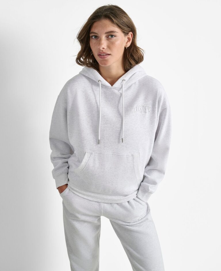 Women's Varsity Embroidered Logo Pull-On Hoodie