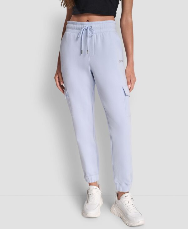 Women's Studded-Logo Cargo Joggers