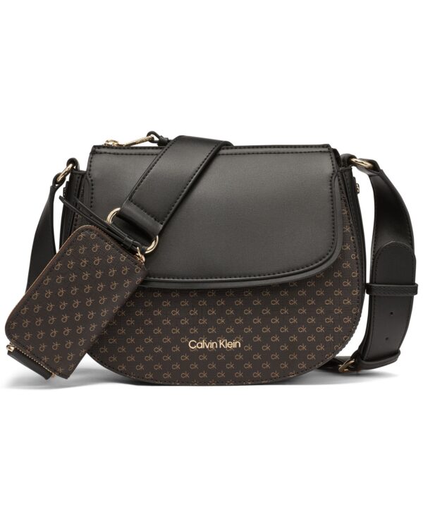 Women's Bella Mini Signature Adjustable Crossbody with Zippered Pouch