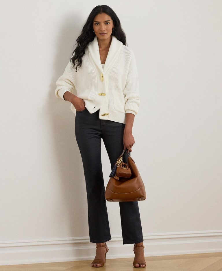 Women's Coated High-Rise Straight Ankle Jeans