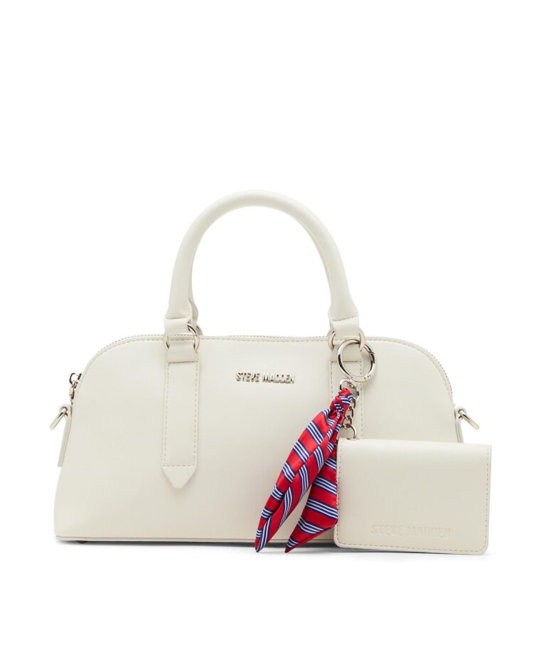 Bcally Medium Satchel with Scarf