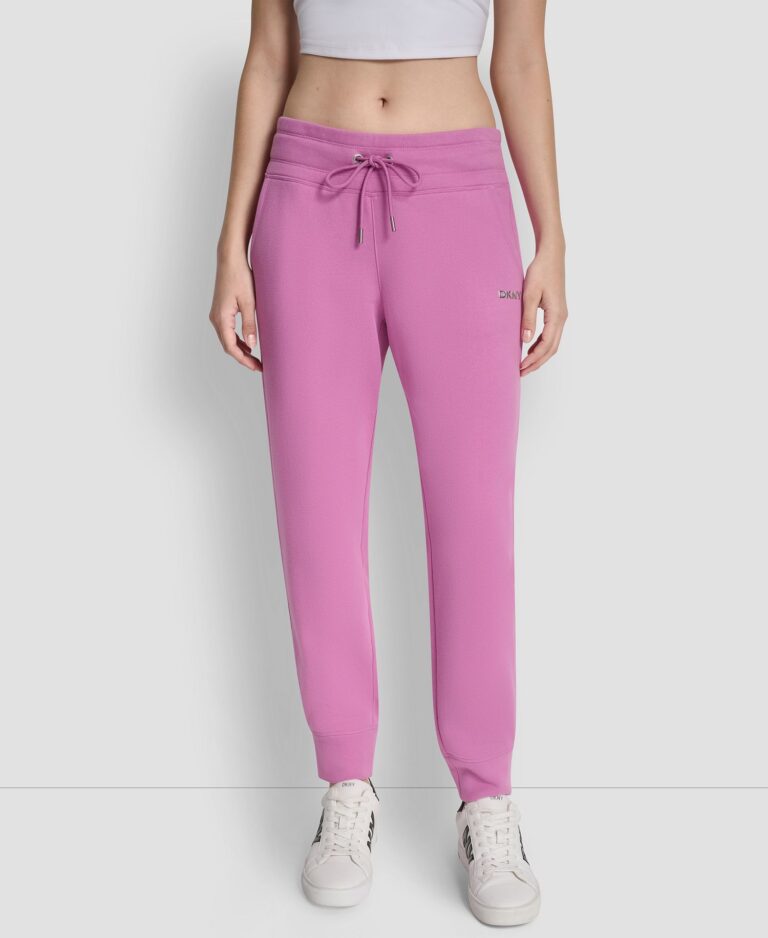 Women's Metallic Bubble Slim Fit Jogger Pants