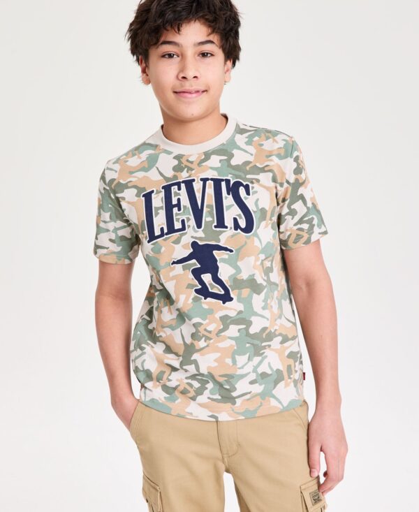 Boys' 8-20 Skate Camo Graphic T-Shirt