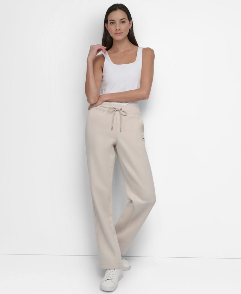 Women's Tonal Logo Patch Relaxed Fit Track Pants