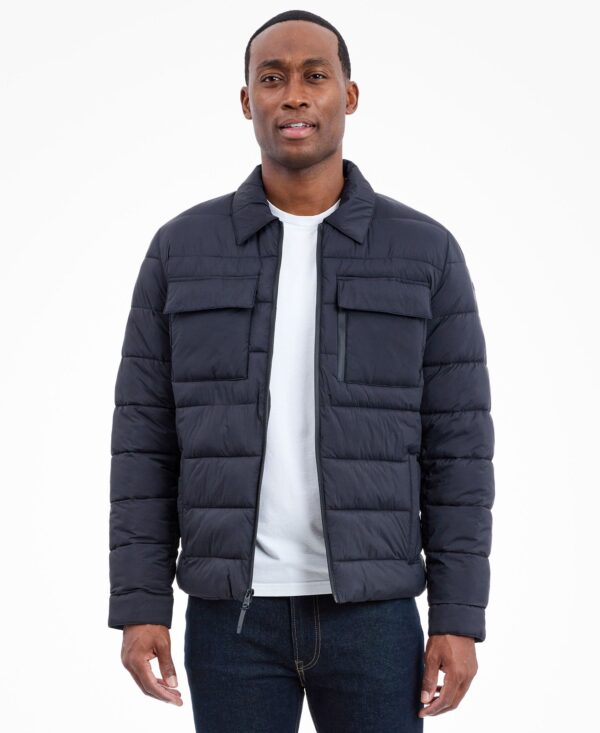Men's Quilted Shirt Jacket