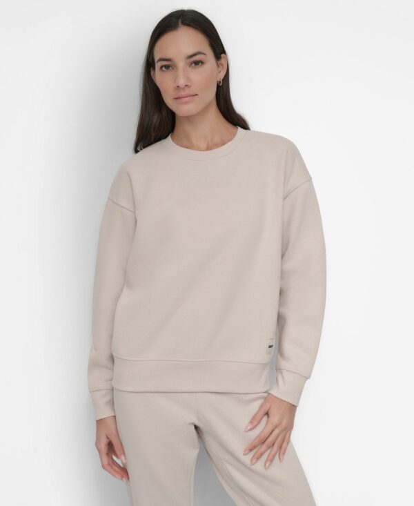Women's Tonal Logo Patch Crew Neck Sweatshirt