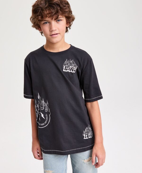 Boys' 8-20 On Fire Graphic Print T-Shirt