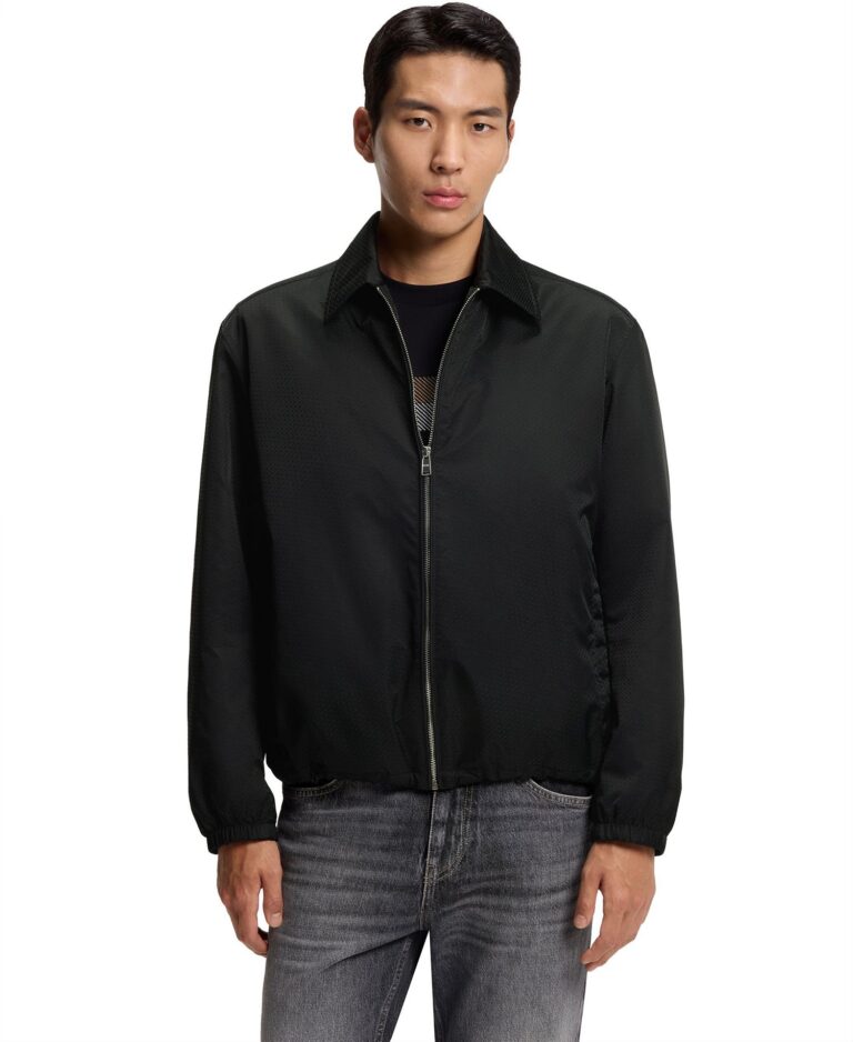 Men's Water-Repellent Monogram Jacket