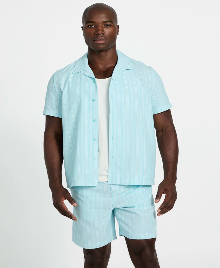 Men's Fletcher Short-Sleeve Button-Front Camp Shirt
