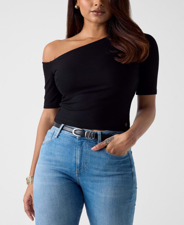 Women's Cristina Asymmetric Short-Sleeve Top