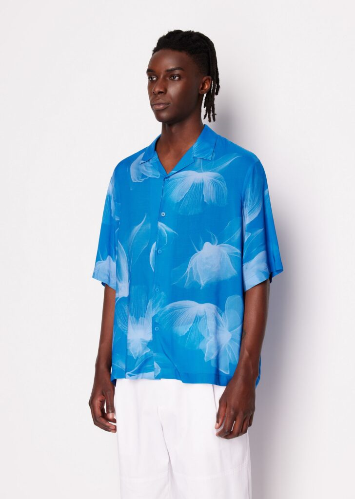 Men's Boxy-Fit Floral Graphic Shirt