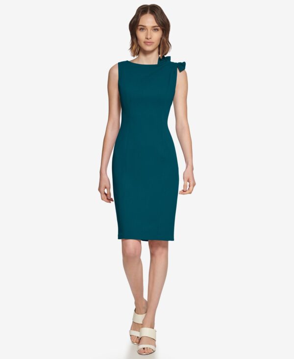 Women's Boat Neck Short Dress