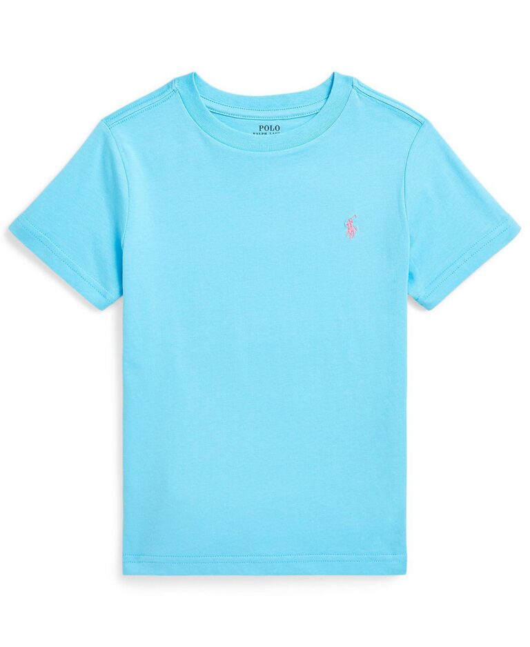 Boys 2-7 Cotton Jersey Crewneck Tee