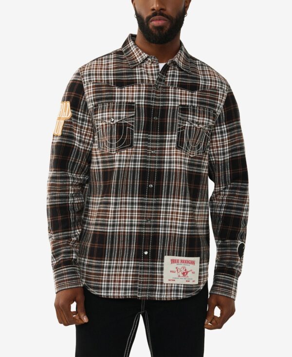 Men's Plaid Big T Western Shirt
