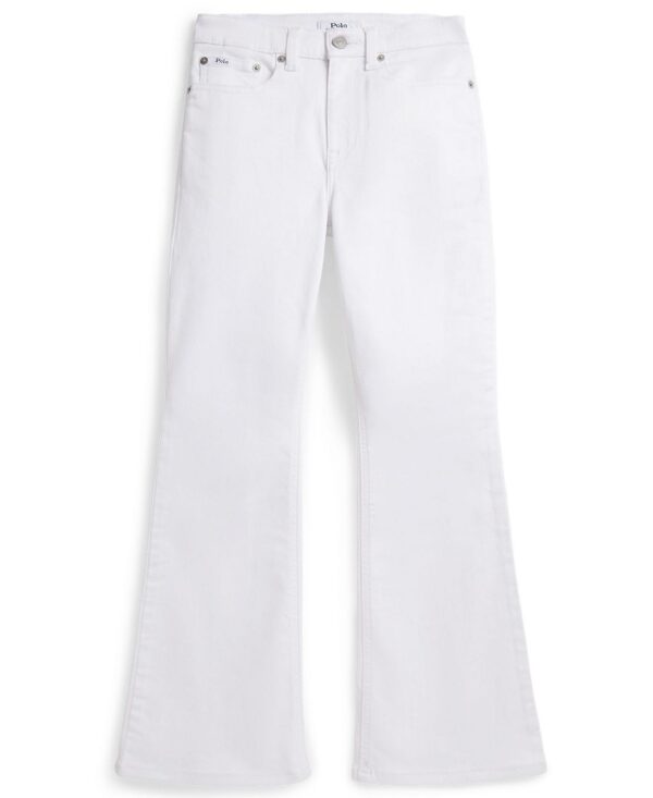 Girls' 7-16 Flared Stretch Denim Jeans