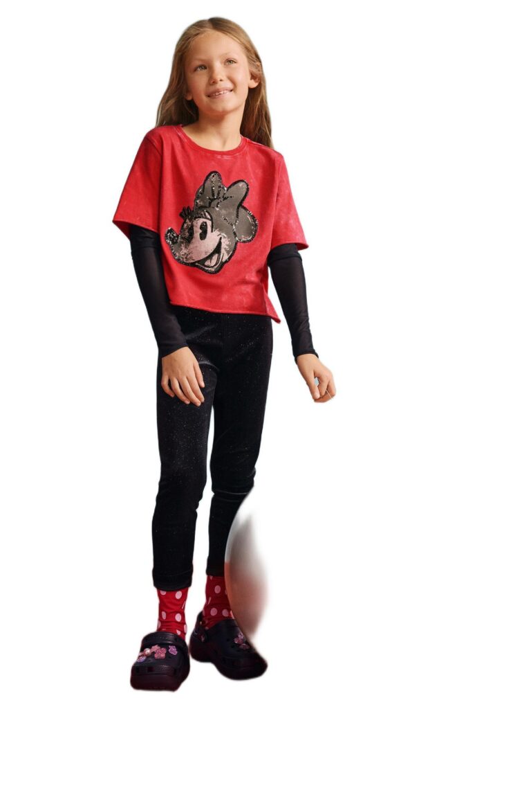 Girls Girls's Double-sleeve t-shirt minnie mouse