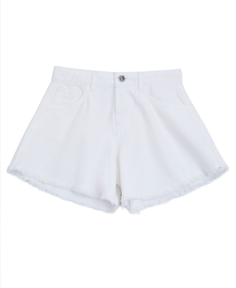 Girls' 7-16 Rhinestone Logo Denim Shorts