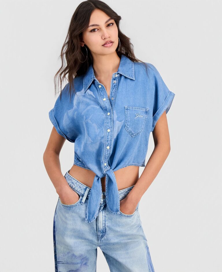 Women's Ambra Tie-Front Short-Sleeve Shirt