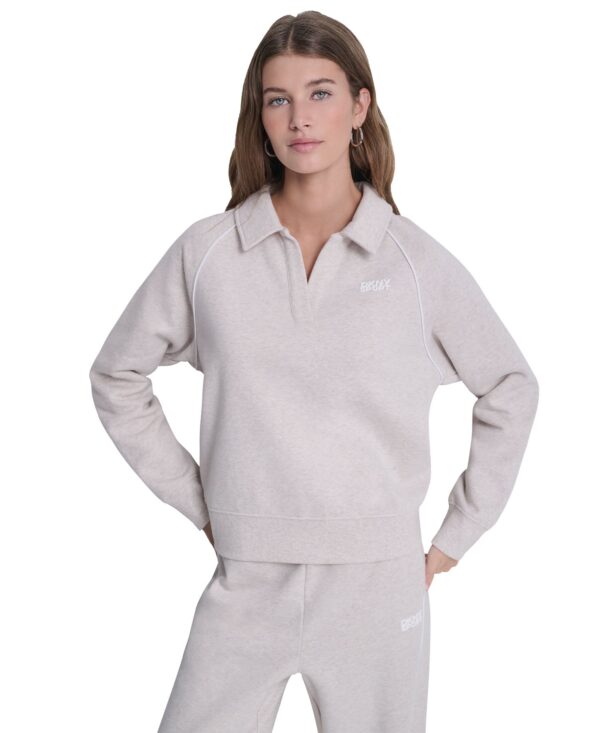 Women's HD Logo Piped Polo Sweatshirt