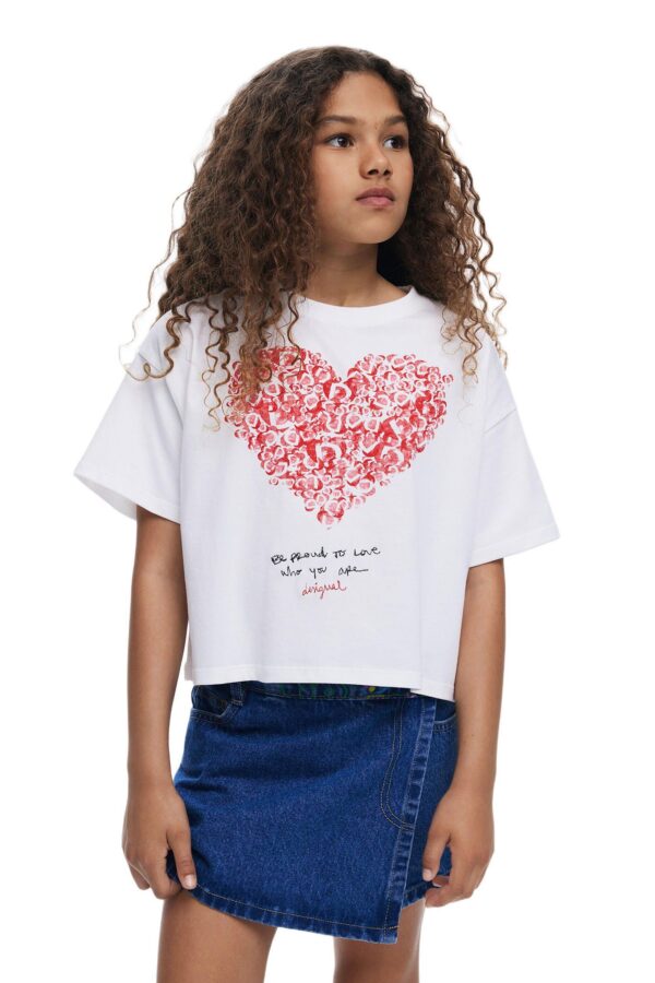 Girls Girls's Short-sleeved heart t-shirt