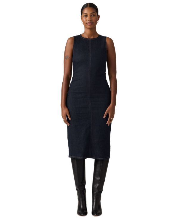 Premium Women's Crew Neck Column Dress