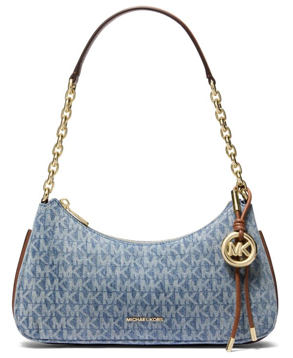 Michael Kors Nolita Chain Small Top Zip Slim Shoulder Pochette Bag