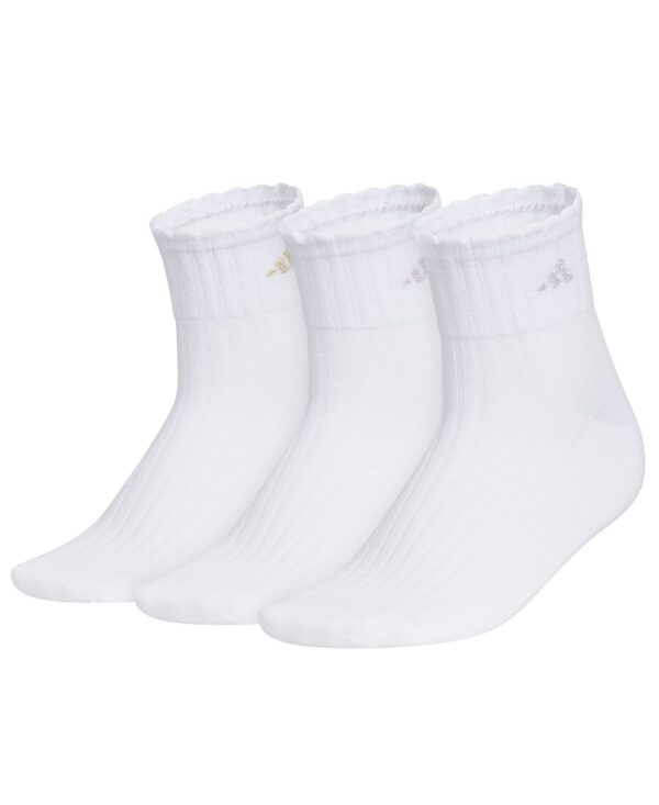 Women's Sport Fashion Quarter High Socks, 3-Pack