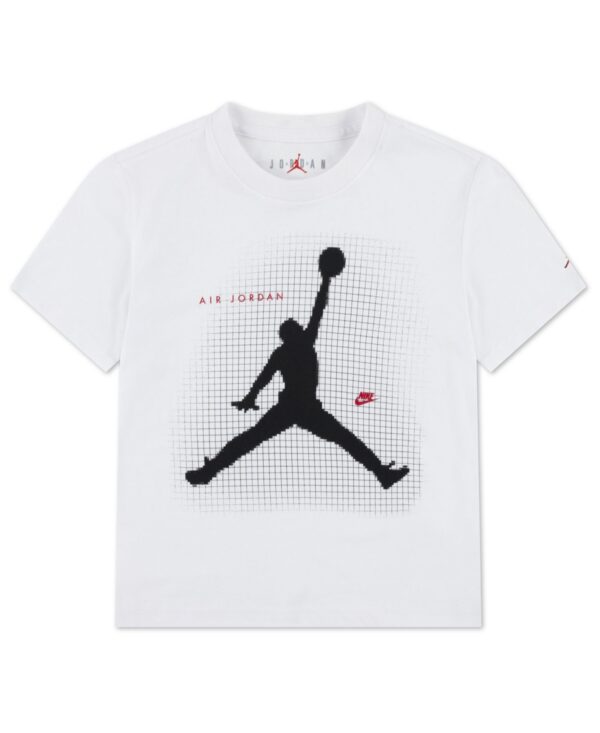 Boys' 4-7 Jumpman Grid Blur Crewneck T-Shirt