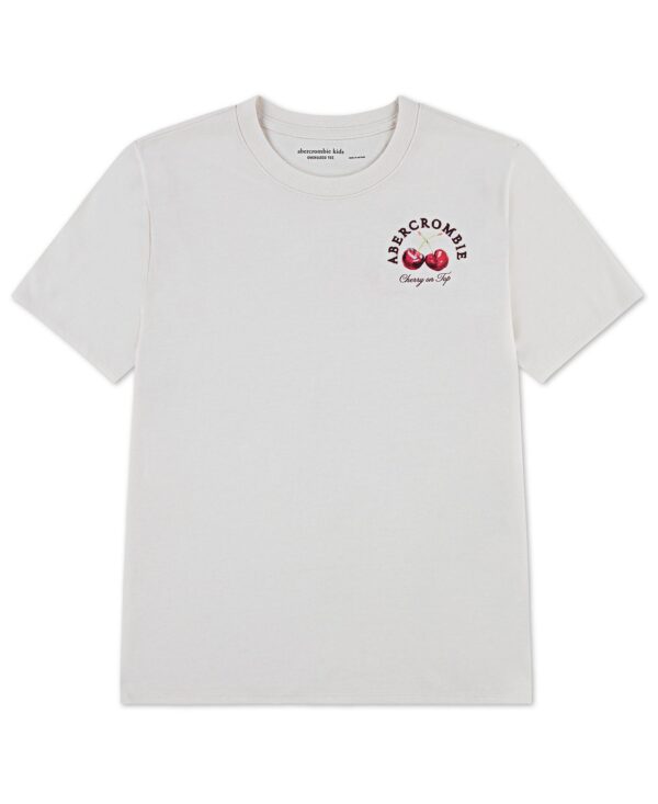 Girls' Cherry Boxy Crewneck T-Shirt