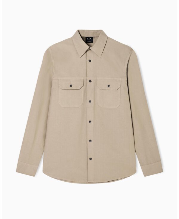 Men's Long Sleeve Ripstop Pocket Shirt