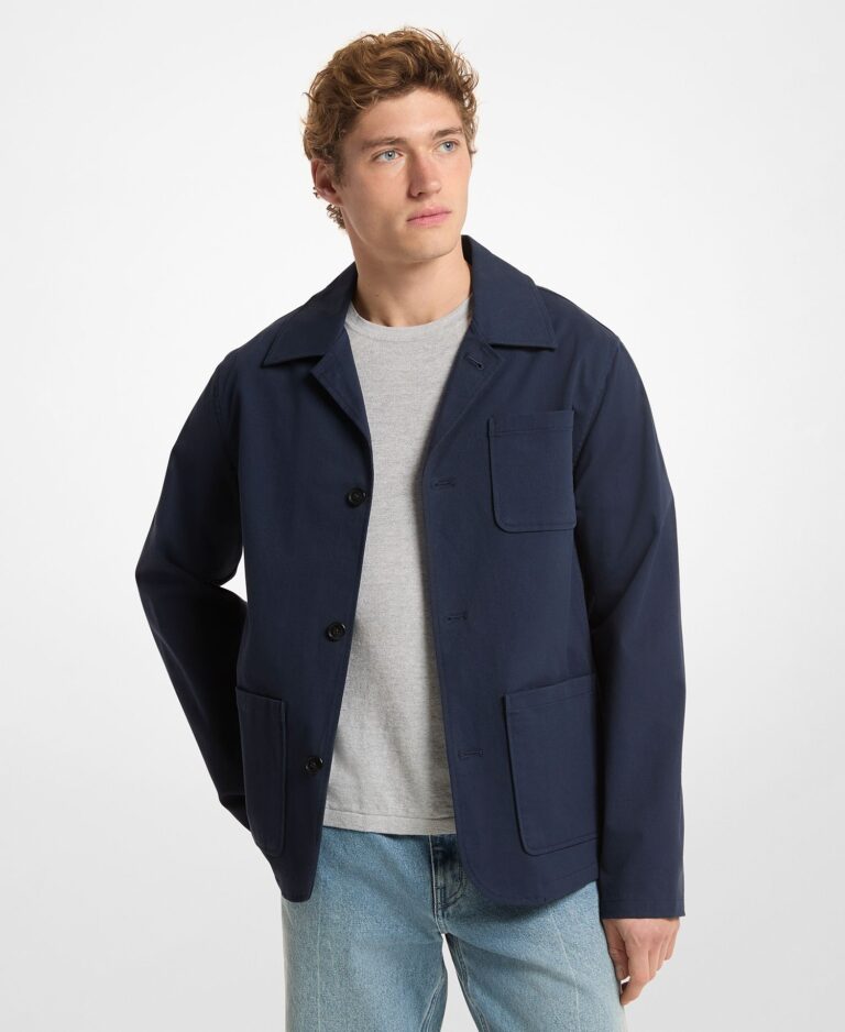 Men's Flat Collar Coat