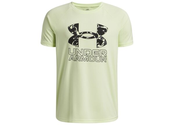 Boys' 6-20 Tech Hybrid Print Logo Graphic Short-Sleeve T-Shirt