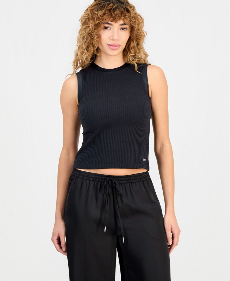 Women's Charline Sleeveless Ribbed-Knit Top