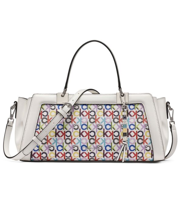 Jean Signature Top Zipper Satchel with Removable Hangoff