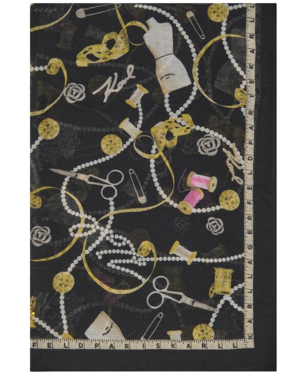 Pearls and Pins Square Scarf