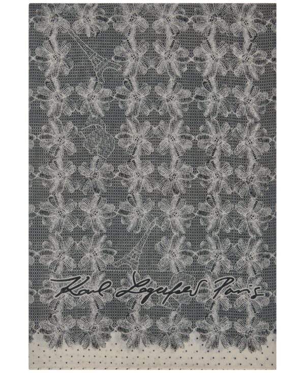 Lace Daisy Square Scarf