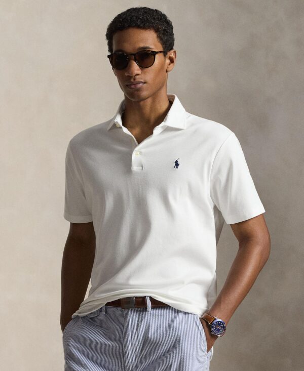 Men's Classic Fit Soft Cotton Polo Shirt