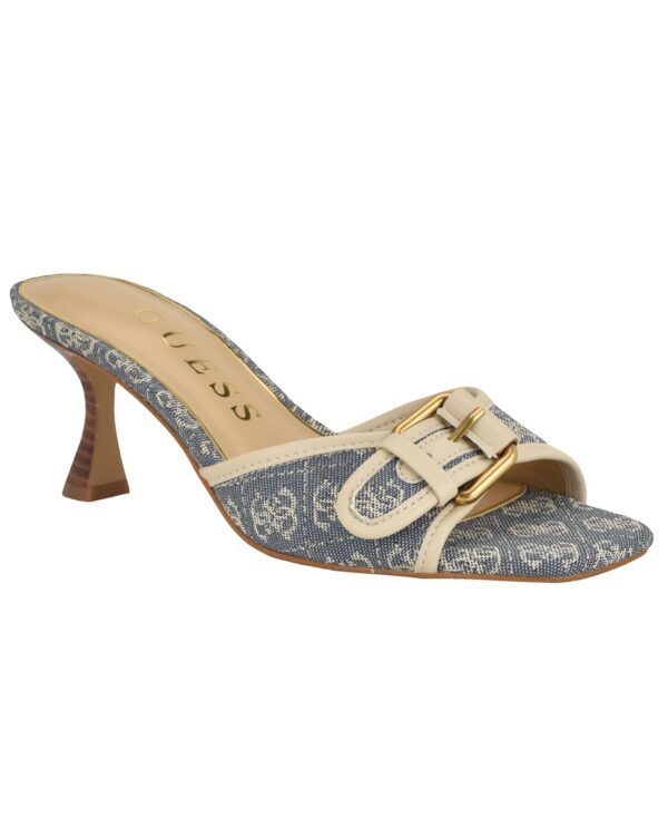 Women's Dista Buckle Kitten Heel Dress Sandals