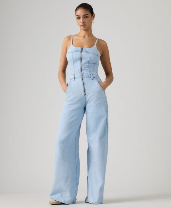 Premium Women's Bustier Scoop Neck Jumpsuit