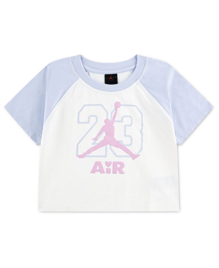 Girls' 7-16 Love Is In The Air Short-Sleeve Baby Tee