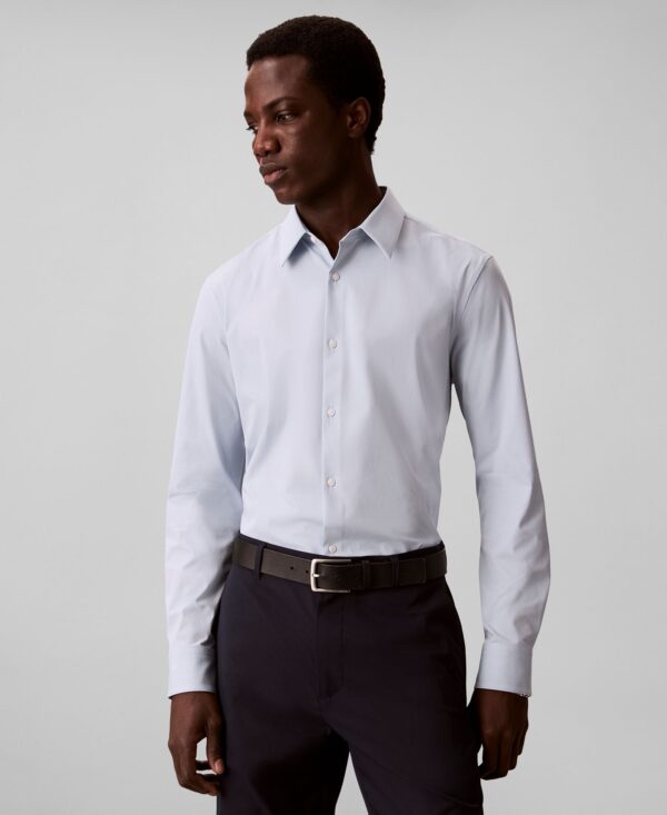 Men's Tech Stretch Slim Button-Up Shirt