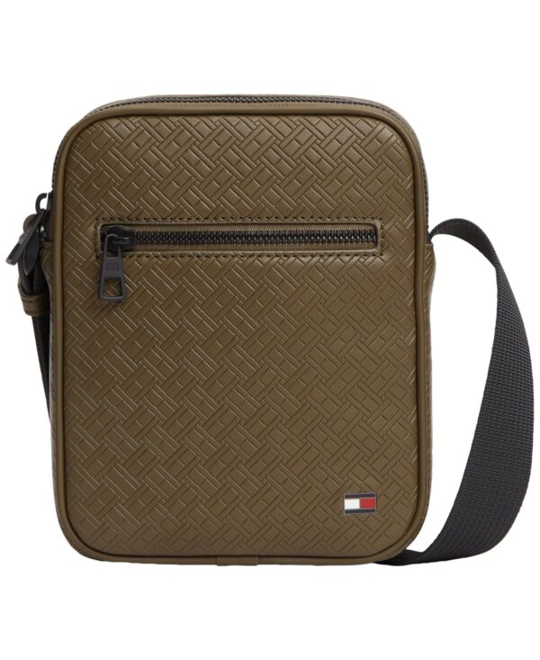 Men's Embossed Flag Mini Reporter Bag