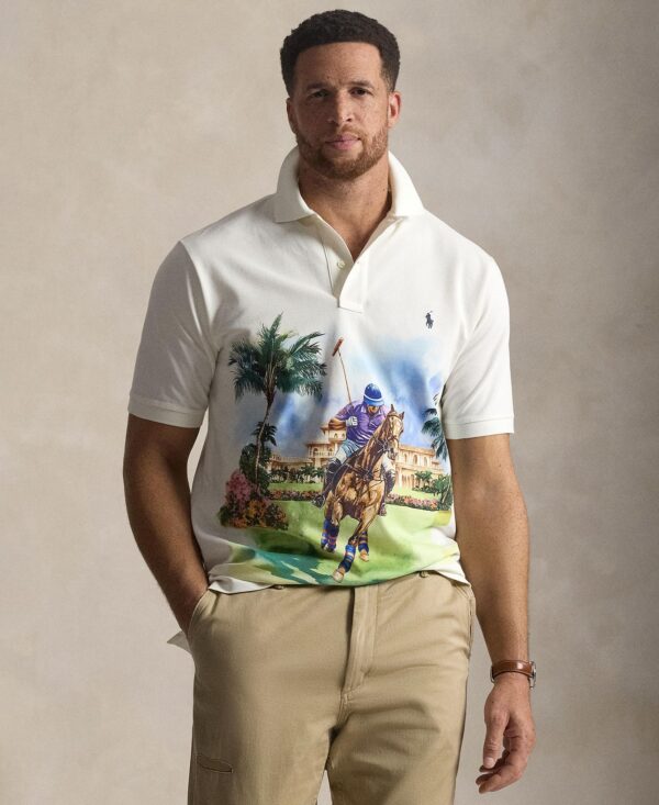 Men's Big & Tall Graphic Polo Shirt