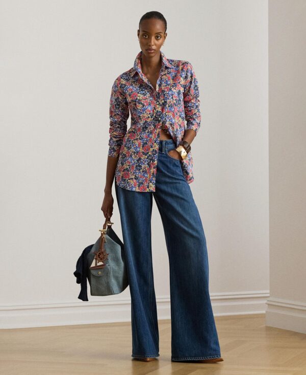 Women's High-Rise Wide-Leg Jeans